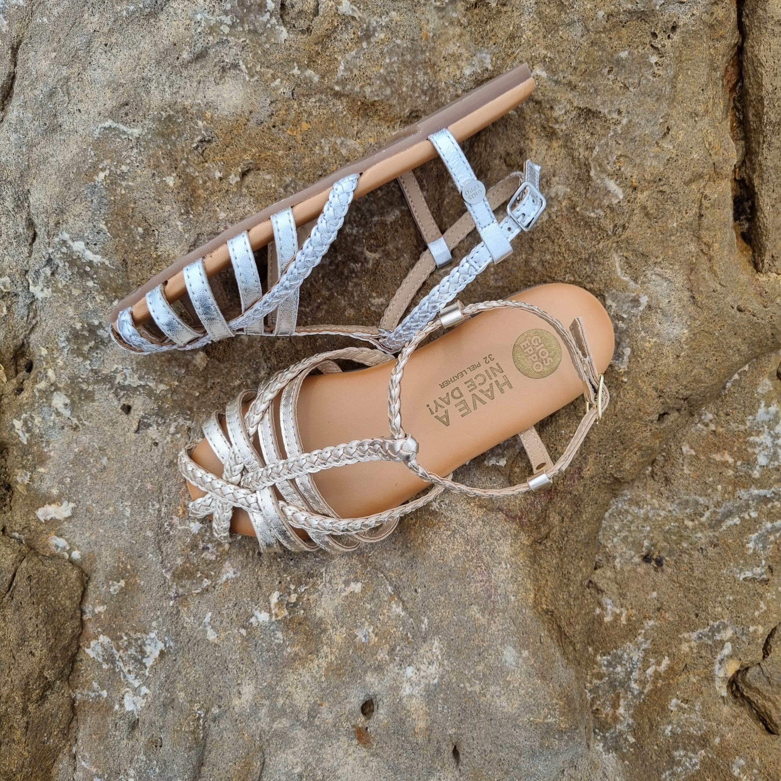 Cangrejeras Mujer Sandalias Molay 69119 De Gioseppo En Dorado Para